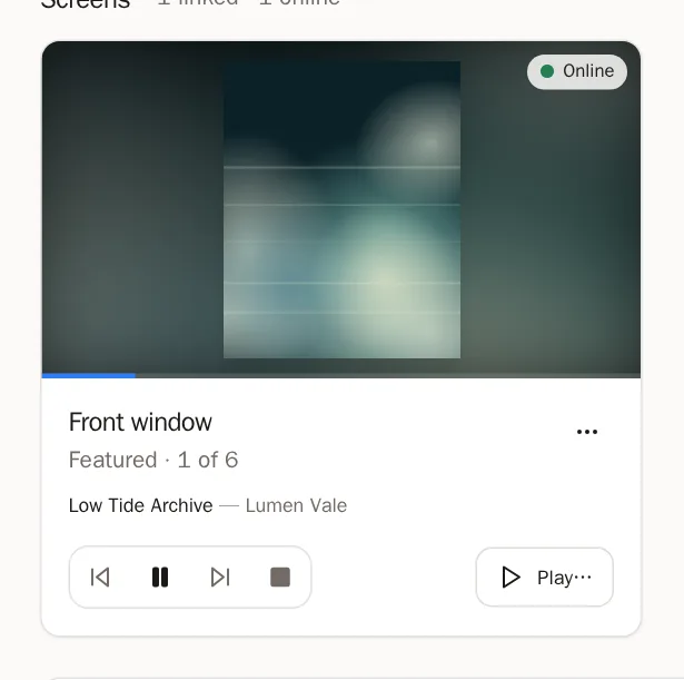 Screenshot von Steuere ihn vom Handy oder Computer aus
