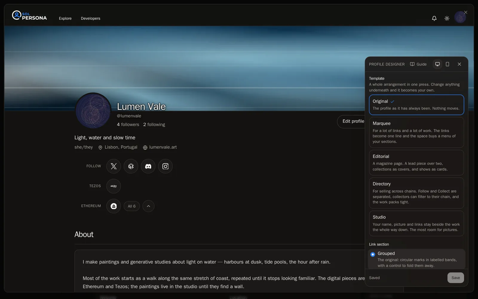 Screenshot of See it on a computer and a phone